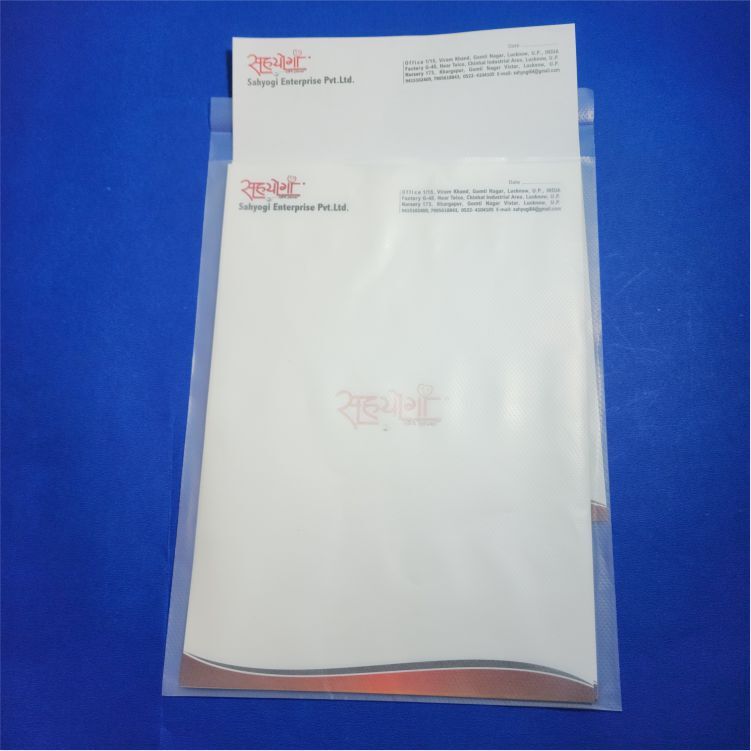 Prescription Poly Bag Transparent Embossed, Size 9"x12" - Image 4