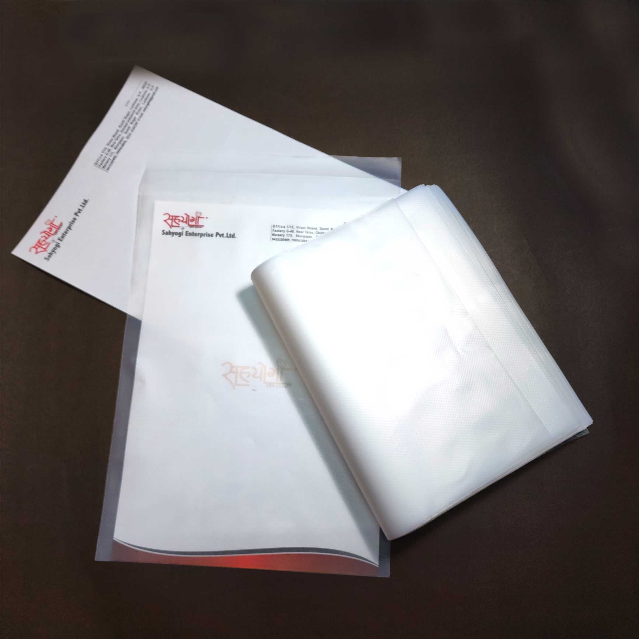 Prescription Poly Bag Transparent Embossed, Size 9"x12" - Image 7