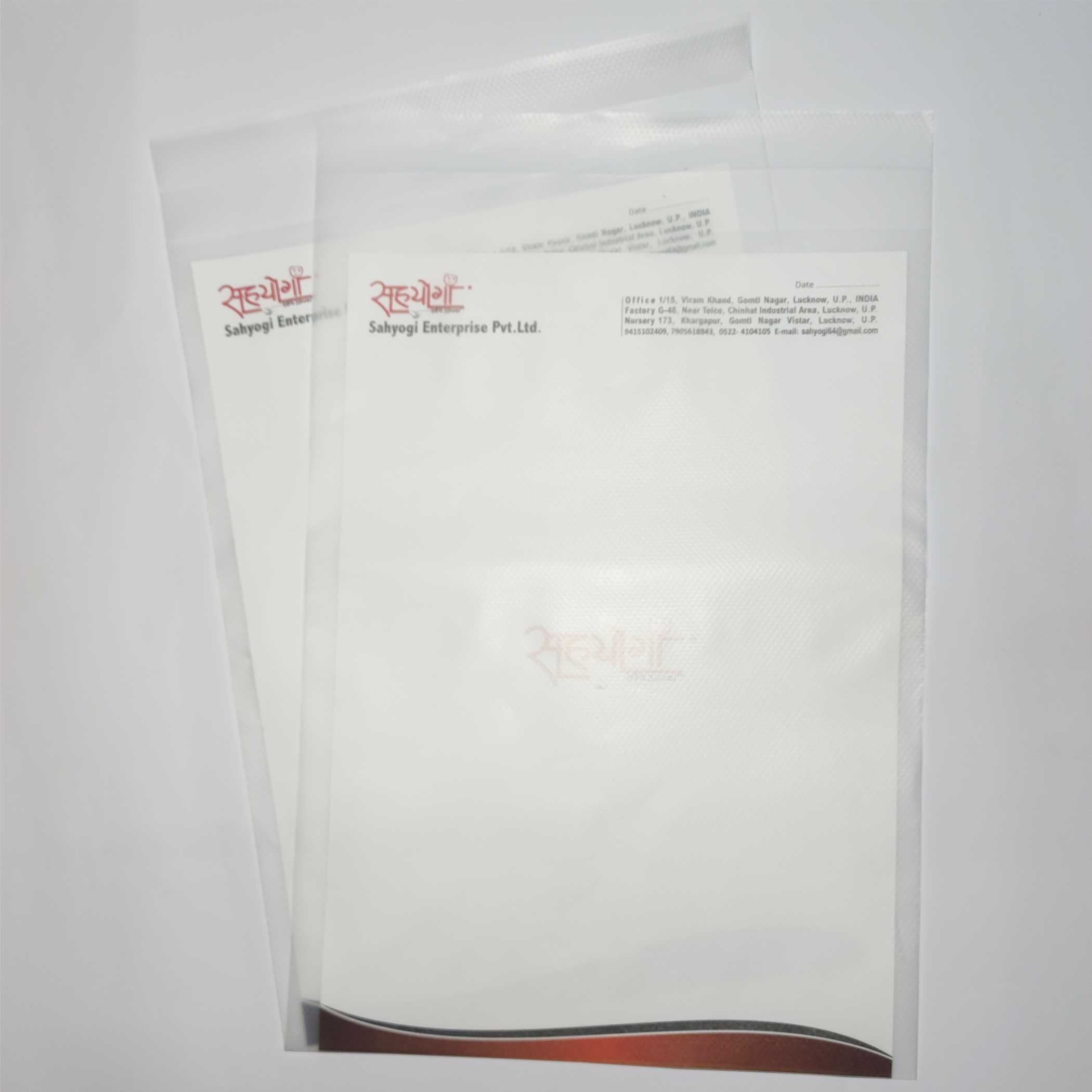 Prescription Poly Bag Transparent Embossed, Size 9"x12" - Image 5