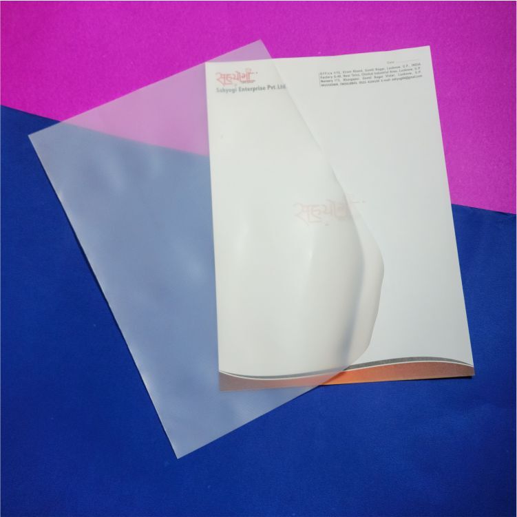 Deluxe L Folder Transparent, Size 9"x12" - Image 3