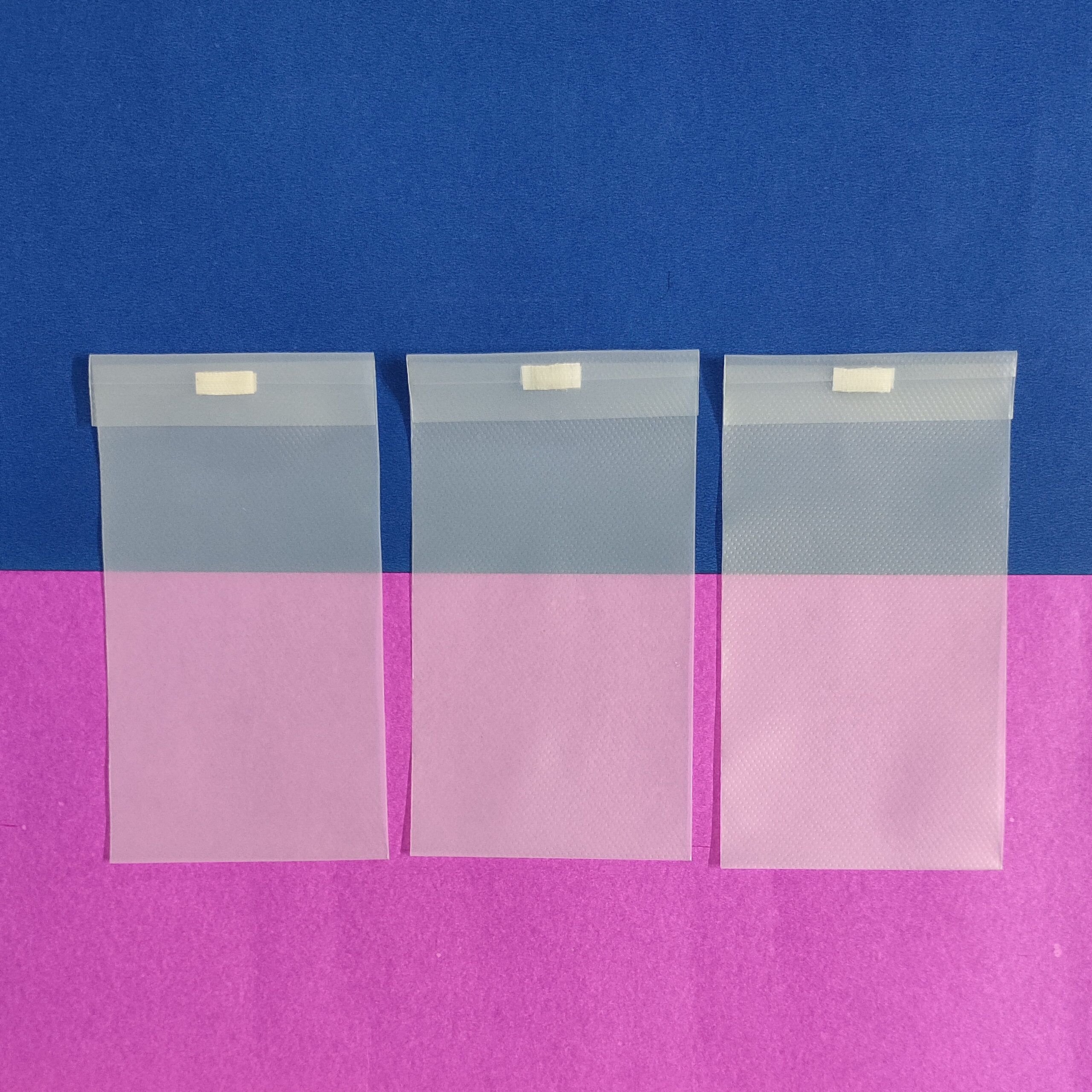 Small Velcro Bag Transparent, Size 4"x7" - Image 6