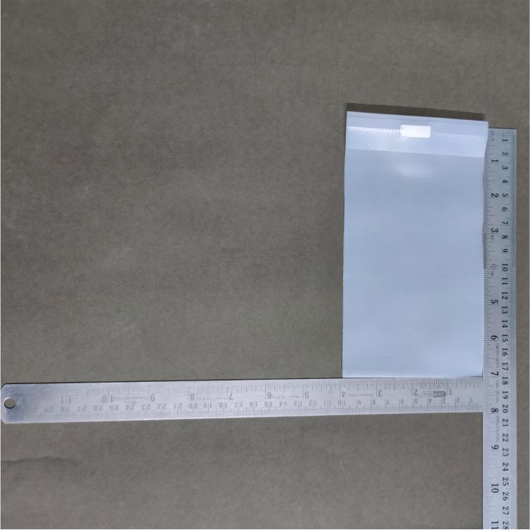 Small Velcro Bag Transparent, Size 4"x7" - Image 7