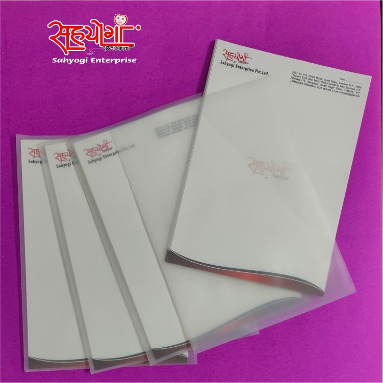 Deluxe L Folder Transparent, Size 9"x12" - Image 4